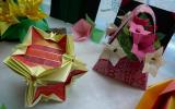 Modele wykonane przez koła origami w Buczku i Zelowie (fot. BP)