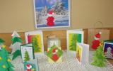 Mikołaj, choinka - wykorzystanie form do dekoracji, kartek świątecznych